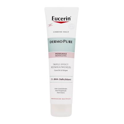 Eucerin DermoPure Triple Effect Cleansing Gel Gel za čišćenje lica za žene 150 ml