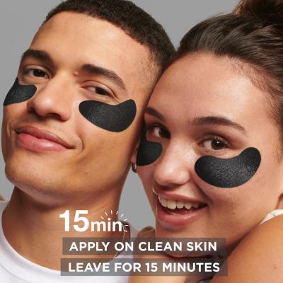 Garnier Skin Naturals Charcoal Caffeine Depuffing Eye Mask Maska za područje oko očiju za žene 5 g