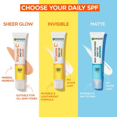 Garnier Pure Active BHA + Niacinamide Daily UV Anti-Imperfection Fluid SPF50+ Dnevna krema za lice 40 ml
