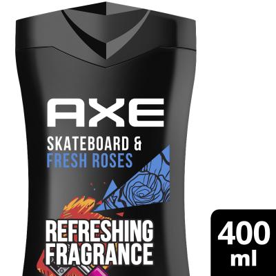 Axe Skateboard &amp; Fresh Roses Scent Gel za tuširanje za muškarce 400 ml