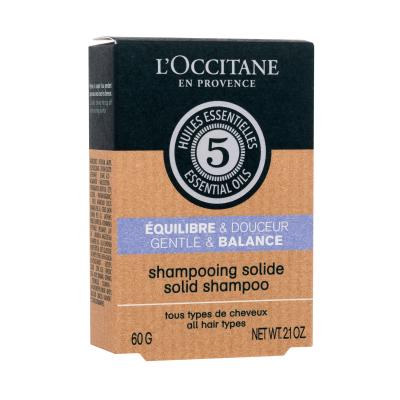 L&#039;Occitane Aromachology Gentle &amp; Balance Solid Shampoo Šampon za žene 60 g