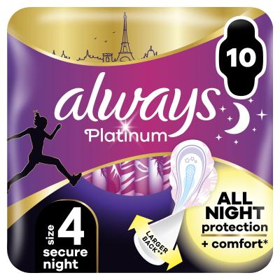 Always Platinum Secure Night Higijenski uložak za žene set
