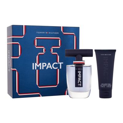 Tommy Hilfiger Impact SET Poklon set toaletna voda 100 ml + gel za tuširanje 100 ml + toaletna voda 4 ml