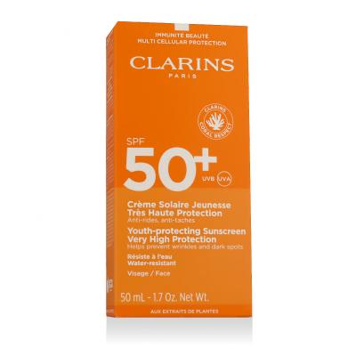 Clarins Sun Care Youth-Protecting Face Sunscreen SPF50+ Proizvod za zaštitu lica od sunca za žene 50 ml
