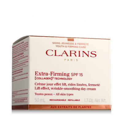 Clarins Extra-Firming Day Cream All Skin Types, SPF15 Dnevna krema za lice za žene 50 ml