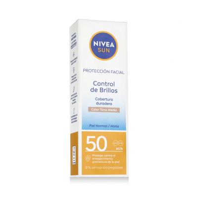 Nivea Sun UV Face Shine Control BB SPF50 Proizvod za zaštitu lica od sunca za žene 50 ml Nijansa Medium