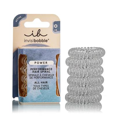 Invisibobble Power Performance Hair Spiral Gumice za kosu za žene Nijansa Crystal Clear set