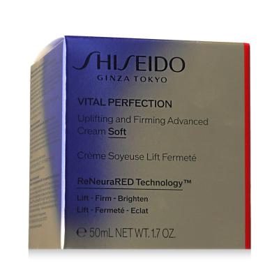 Shiseido Vital Perfection Uplifting &amp; Firming Advanced Cream Soft Dnevna krema za lice za žene 50 ml