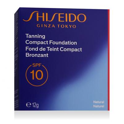 Shiseido Sun Protection Tanning Compact Foundation SPF10 Puder za žene 12 g Nijansa Natural