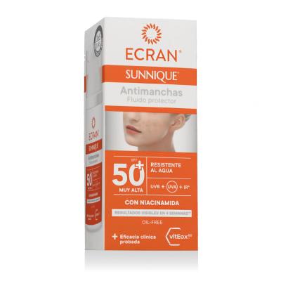 Ecran Sunnique Anti-Dark Spots Protective Fluid SPF50+ Proizvod za zaštitu lica od sunca 50 ml