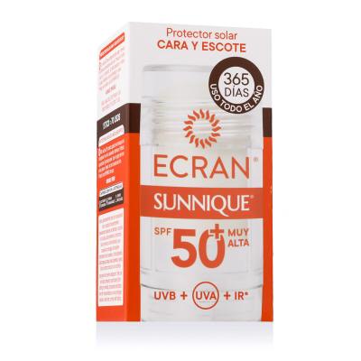 Ecran Sunnique Face and Neckline Sunscreen Stick SPF50+ Proizvod za zaštitu lica od sunca 30 ml