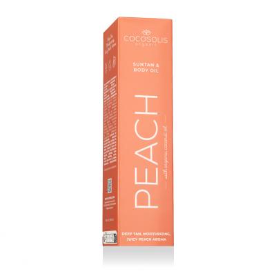 COCOSOLIS Suntan &amp; Body Oil Peach Proizvod za zaštitu od sunca za tijelo za žene 100 ml