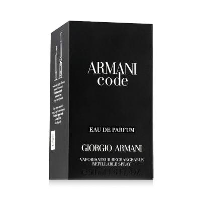 Giorgio Armani Code Parfemska voda za muškarce za ponovo punjenje 50 ml