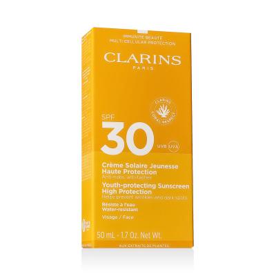 Clarins Sun Care Youth-Protecting Face Sunscreen SPF30 Proizvod za zaštitu lica od sunca za žene 50 ml