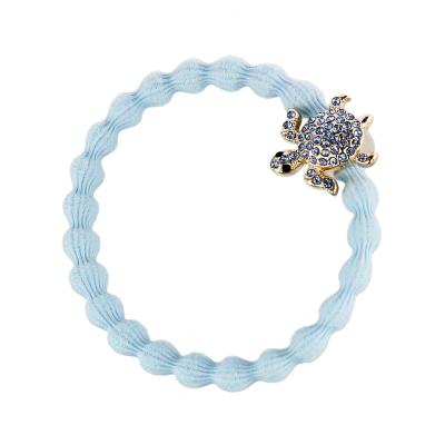 By Eloise London Bling Charms Gold Diamanté Turtle Gumice za kosu za žene 1 kom Nijansa Sky Blue