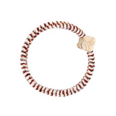 By Eloise London Velvet Gold Quatrefoil Gumice za kosu 1 kom Nijansa Soft Neutrals