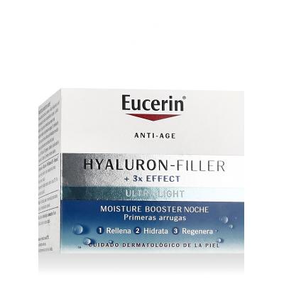 Eucerin Hyaluron-Filler + 3x Effect Moisture Booster Night Noćna krema za lice za žene 50 ml