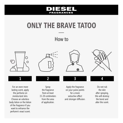 Diesel Only The Brave Tattoo Toaletna voda za muškarce 50 ml