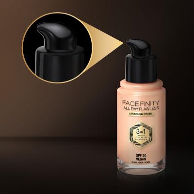 Max Factor Facefinity All Day Flawless SPF20 Puder za žene 30 ml Nijansa C40 Light Ivory