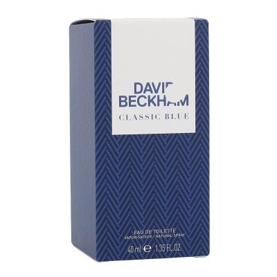 David Beckham Classic Blue Toaletna voda za muškarce 40 ml