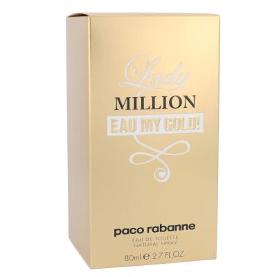 Paco Rabanne Lady Million Eau My Gold! Toaletna voda za žene 80 ml