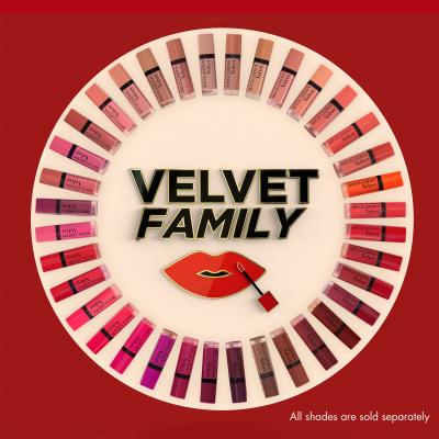 BOURJOIS Paris Rouge Edition Velvet Ruž za usne za žene 7,7 ml Nijansa 09 Happy Nude Year