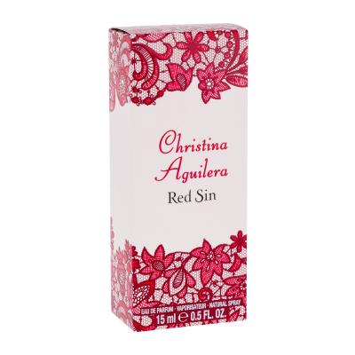 Christina Aguilera Red Sin Parfemska voda za žene 15 ml
