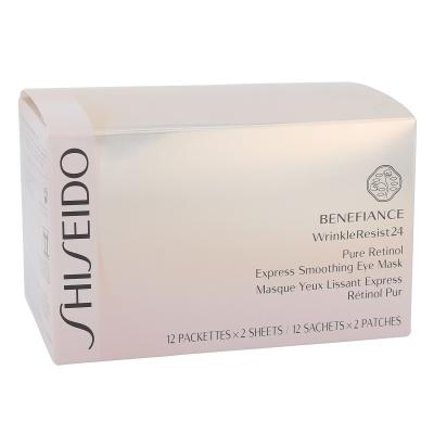 Shiseido Benefiance Wrinkle Resist 24 Maska za lice za žene 12 kom