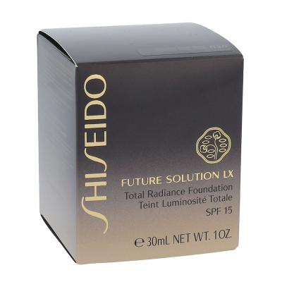 Shiseido Future Solution LX Total Radiance Foundation SPF15 Puder za žene 30 ml Nijansa B20 Natural Light Beige