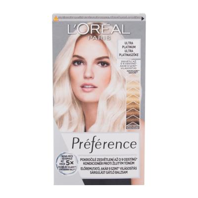 L&#039;Oréal Paris Préférence Les Blondissimes Boja za kosu za žene 60 ml Nijansa Ultra Platinum
