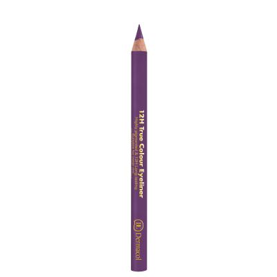 Dermacol 12H True Colour Olovka za oči za žene 0,28 g Nijansa 3 Purple