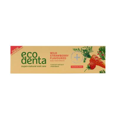 Ecodenta Toothpaste Wild Strawberry Flavoured Zubna pasta za djecu 75 ml