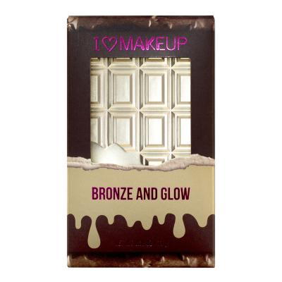 Makeup Revolution London I Heart Makeup Chocolate Duo Palette Bronzer za žene 11 g Nijansa Bronze And Glow