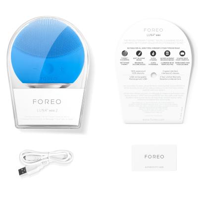 Foreo LUNA™ Mini 2 T-Sonic Facial Cleansing Device Četka za čišćenje za žene 1 kom Nijansa Aquamarine