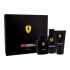 Ferrari Scuderia Ferrari Black Poklon set toaletna voda 125 ml + gel za tuširanje 150 ml + dezodorans 150 ml