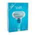 Gillette Venus Poklon set brijač 1 kom + gel za brijanje Satin Care Sensitive 75 ml