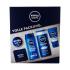 Nivea Men Original Poklon set gel za tuširanje 250 ml + šampon Strong Power 250 ml + univerzalna krema Men Creme 150 ml + dnevna krema za lice Protect & Care 75 ml + ručnik 1 kom