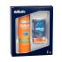 Gillette Fusion5 Ultra Sensitive + Cooling Poklon set gel za brijanje 200 ml + balzam nakon brijanja Gillete Pro 3u1 SPF15 50