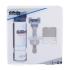 Gillette Skinguard Sensitive Poklon set brijač Skinguard Sensitive 1 kom + gel za brijanje Skinguard Sensitive 200 ml + držač brijača