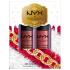 NYX Professional Makeup Mrs. Claus Lip Cream Duo Poklon set ruž za usne Soft Matte Lip Cream 8 ml Rim + ruž za usne Soft Matte Lip Cream 8 ml Cannes