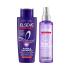 Set Šampon L'Oréal Paris Elseve Color-Vive Purple Shampoo + Njega kose bez ispiranja L'Oréal Paris Elseve Color-Vive All For Blonde 10in1 Bleach Rescue