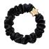 By Eloise London Silk Scrunchie Gold Star Gumice za kosu za žene 1 kom Nijansa Black
