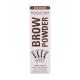 Makeup Revolution London Brow Powder Stamp & Stencil Puder za obrve za žene 0,65 g Nijansa Dark Brown