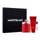 Montblanc Legend Red Poklon set parfemska voda 100 ml + parfemska voda 7,5 ml + gel za tuširanje 100 ml