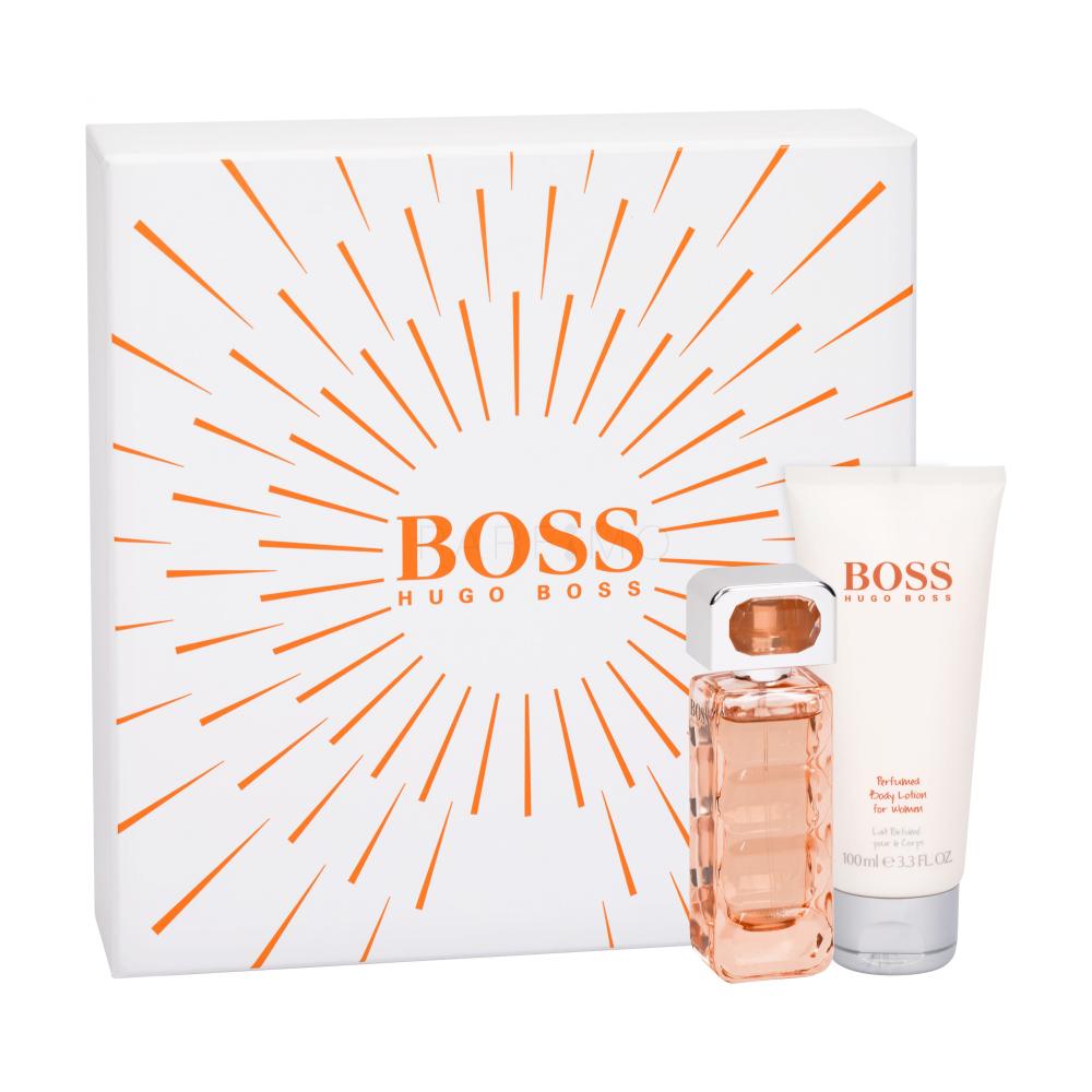 Body Lotion Hugo Boss Orange Set Orange For Woman 30ml Gift Set