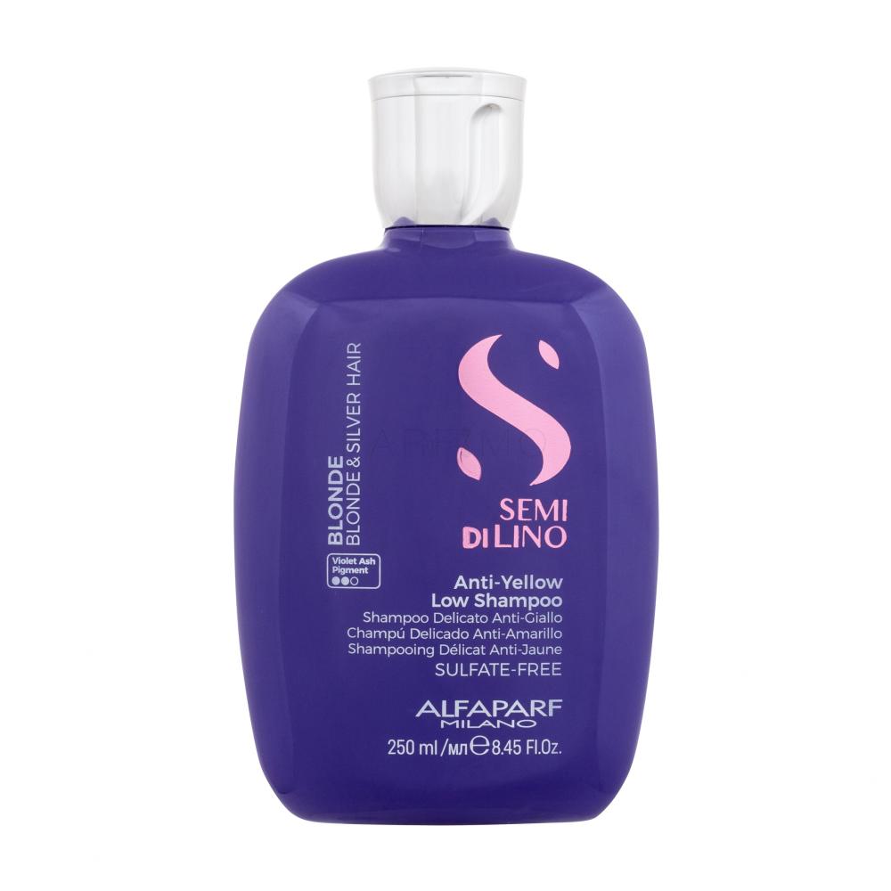 ALFAPARF MILANO Semi Di Lino AntiYellow Low Shampoo Šampon za žene 250