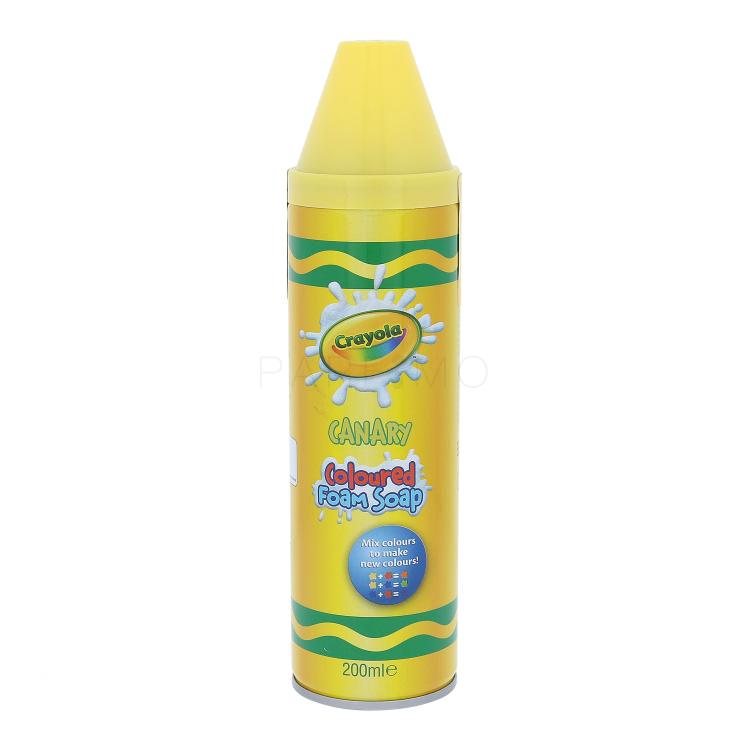 Crayola Coloured Foam Soap Pjena za tuširanje za djecu 200 ml Nijansa Canary