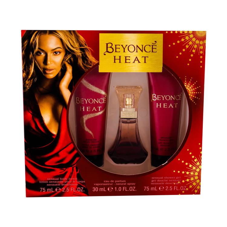 Beyonce Heat Poklon set parfemska voda 30 ml + gel za tuširanje 75 ml + losion za tijelo 75 ml