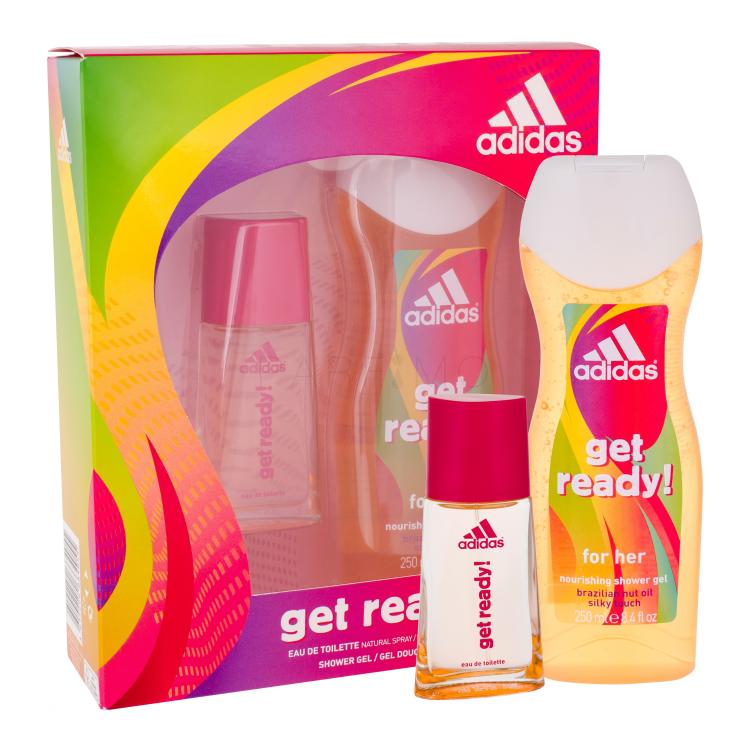 Adidas Get Ready! For Her Poklon set toaletna voda 100 ml + gel za tuširanje 250 ml
