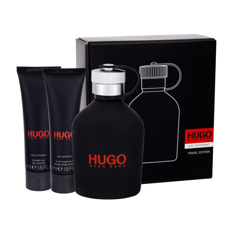 HUGO BOSS Hugo Just Different Poklon set toaletna voda 150 ml + balzam poslije brijanja 50 ml + gel za tuširanje 50 ml